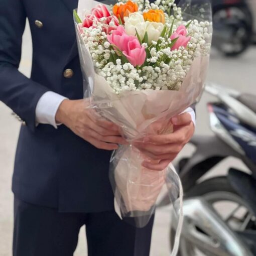 Bó hoa Tulip bhv18