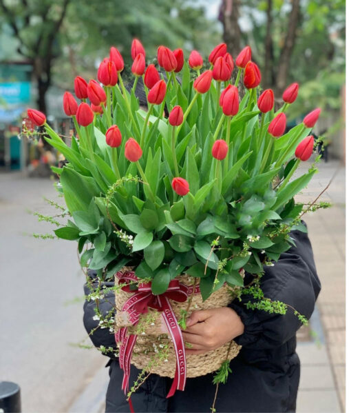 Giỏ Hoa Tulip GHV22