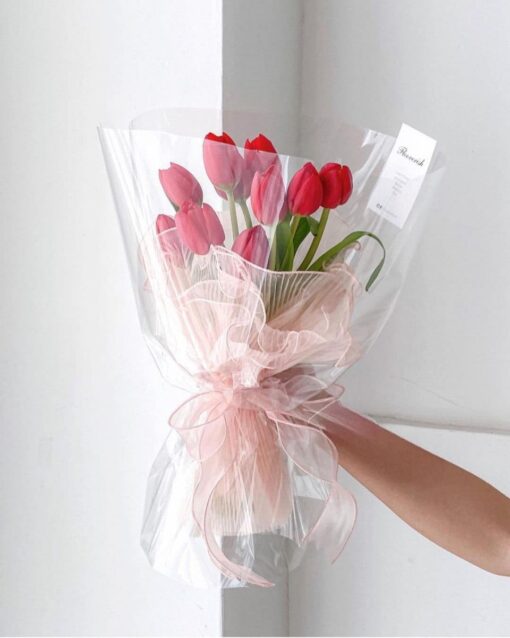 Bó Hoa Tulip Đỏ tl2
