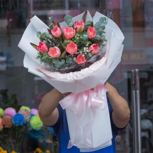Bó hoa Tulip bhv2
