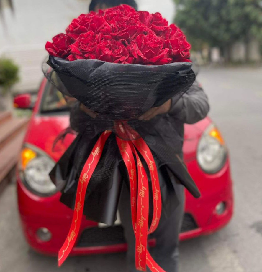 Bó hoa hồng Nhập khẩu BHN1